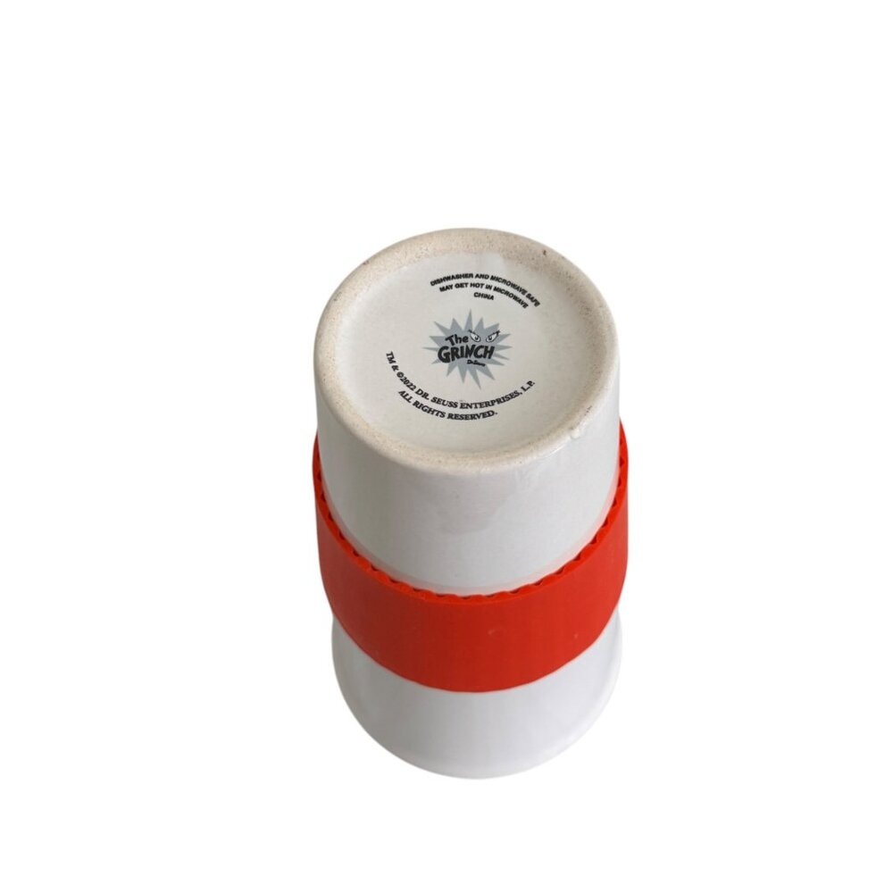 The Grinch Ceramic Coffee Travel mug with silicone sleeve No Lid, 20 oz. - Picture 8 of 9